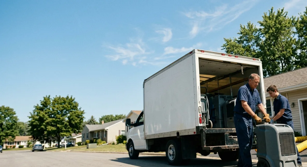 Water Damage Cleanup in Strasburg, IL near me